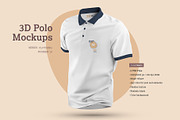 8 Mockups 3D Polo, a Shirt Mockup by Grow Design Craft Studio (Thumbnail 1 of 7)