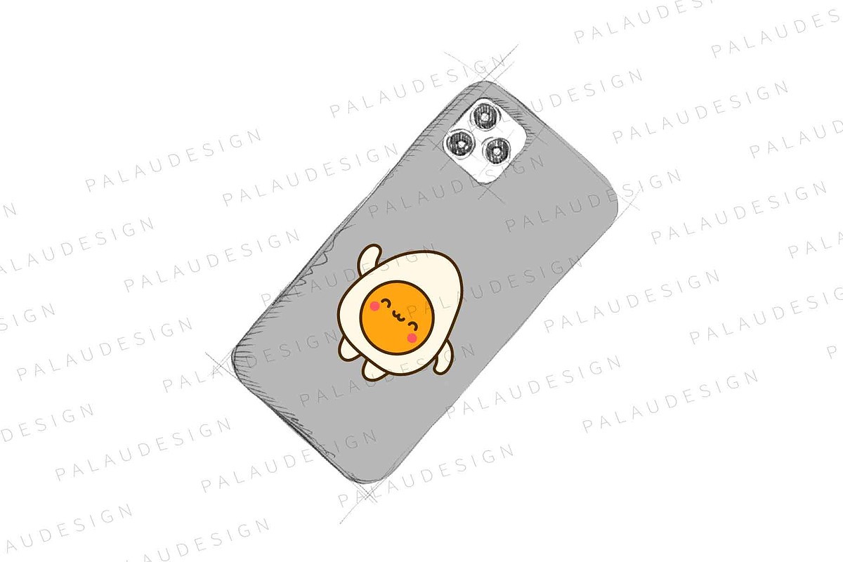 Cute Kawaii Eggs, a Food Illustration by Palau (Photo 7 of 12)