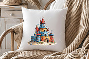 Whimsical Summer Sandcastle Clipart, an Illustration by OK Design (Thumbnail 6 of 6)