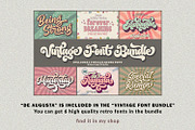 De Augusta - Vintage Retro Font, a Script Font by Subectype Studio (Thumbnail 8 of 10)