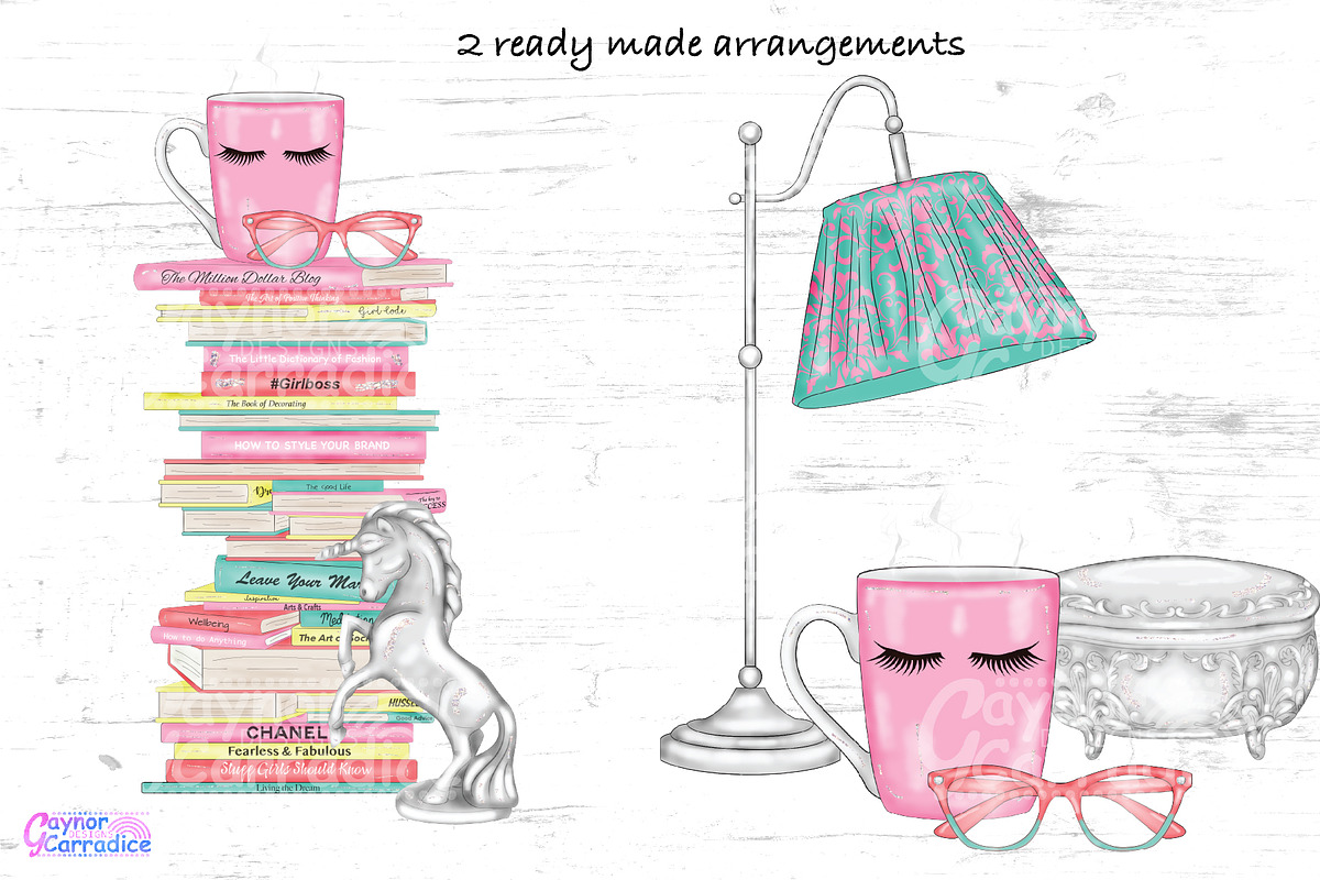 Total Bookworm Clipart collection, a Work Illustration by Gaynor Carradice Designs (Photo 6 of 7)