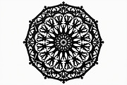 Boho Floral Mandala Vector Pack, an Illustration by Artivon (Thumbnail 16 of 20)