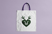 Minimalist Heart Deer Logo, a Branding & Logo Template by Vectorium Studio (Thumbnail 2 of 2)
