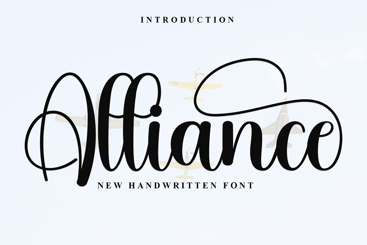Alliance, a Handwritten Font by FreshTypeINK (Photo 1 of 8)