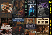 Movie Poster Photoshop Templates, a Social Media Template by Chipshpow Graphics (Thumbnail 8 of 10)