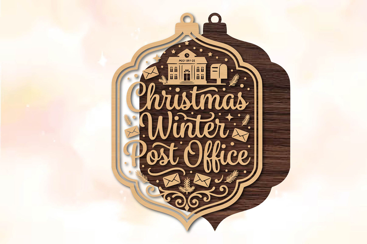 Christmas Winter Post Office SVG, an Object Graphic by DreamPrint404 (Photo 2 of 3)