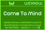 Reload Game font, a Sans Serif Font by weknow (Thumbnail 4 of 8)