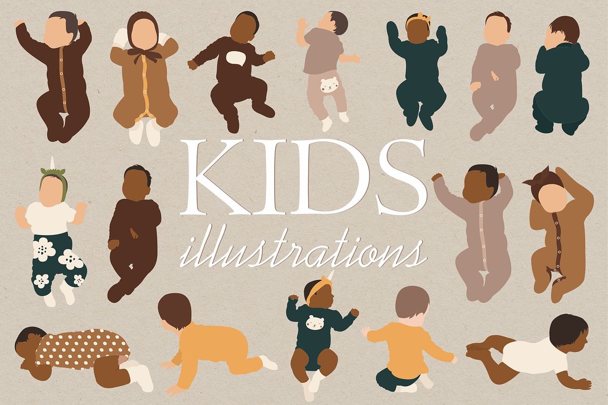 50 Kids illustrations, an Illustration by Elona Laff (Photo 1 of 8)