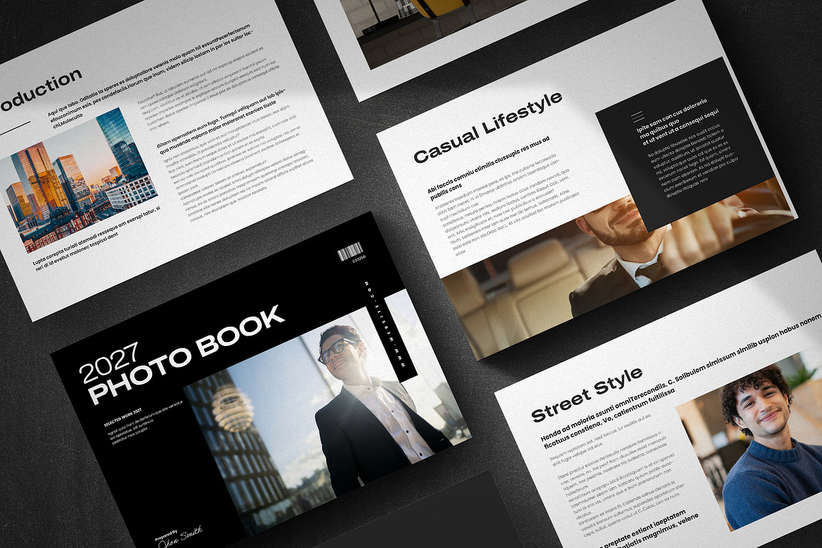 Photo Book Landscape Layout, a Magazine Template by Pixelpick (Photo 1 of 9)