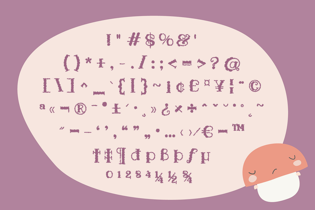 Mushgroof - Cute Display, a Slab Serif Font by Lemon Studio Type (Photo 5 of 6)