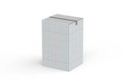 Vertical Cardboard Carton Box Mockup, a Packaging Mockup by Ram Studio LLC (Thumbnail 3 of 11)