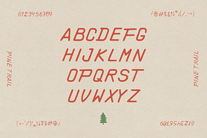 Pine Trail Vintage Inspired Font