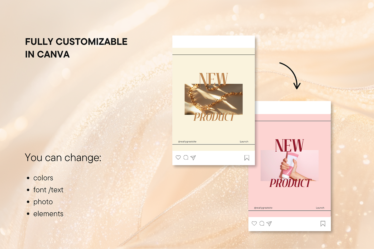 Elegant Fashion Instagram Templates, a Social Media Template by Ollyta May (Photo 4 of 11)