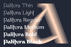 Palitura Typeface