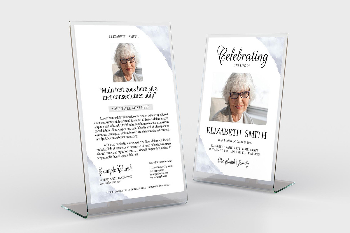 Memorial Service Flyer Template, a Flyer Template by BrandPacks (Photo 6 of 6)