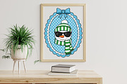 Christmas Coquette Frame Clipart Bun, an Illustration by Libby Wishes (Thumbnail 7 of 8)