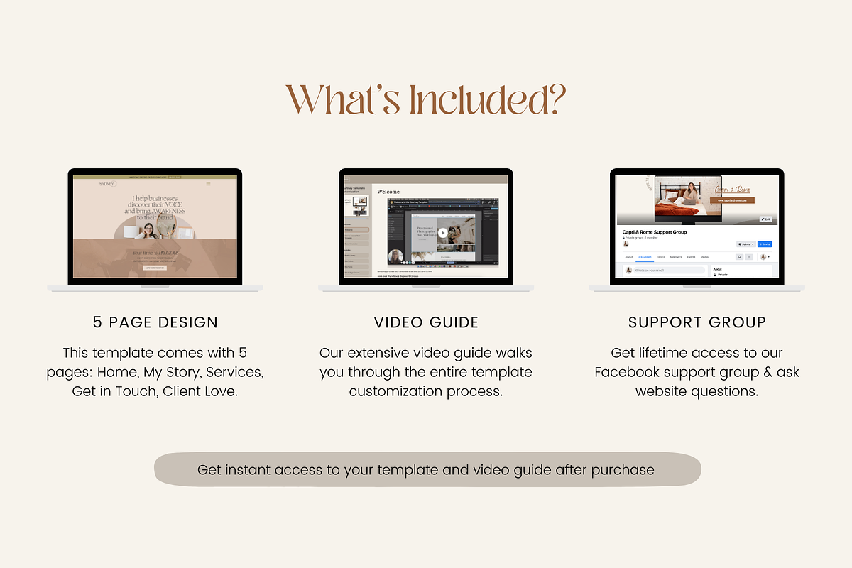 Showit Website Template - Sydney, a Websites & App Template by Capri & Rome (Photo 4 of 7)