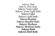 Sakem Elegance Serif Family (20 Font, a Font by Madjack.font (Thumbnail 7 of 20)