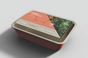 Takeaway Food Container Mockup, a Packaging Mockup by skybluecreative (Thumbnail 2 of 3)