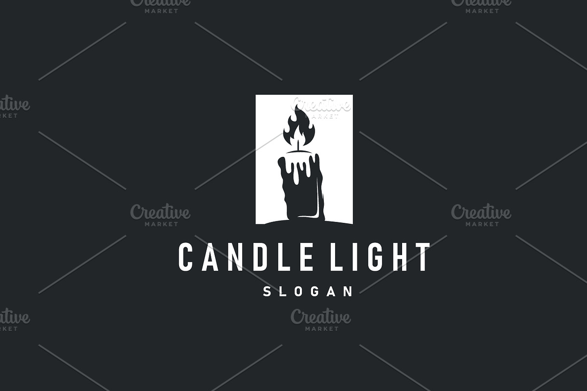 candle logo design concept template, a Branding & Logo Template by Maylianaw28