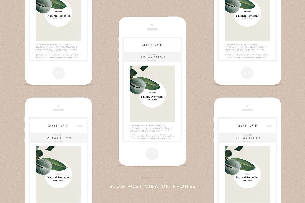 Mohave Blogger Pack, a Social Media Template by 1948 Creative Co. (Photo 4 of 8)