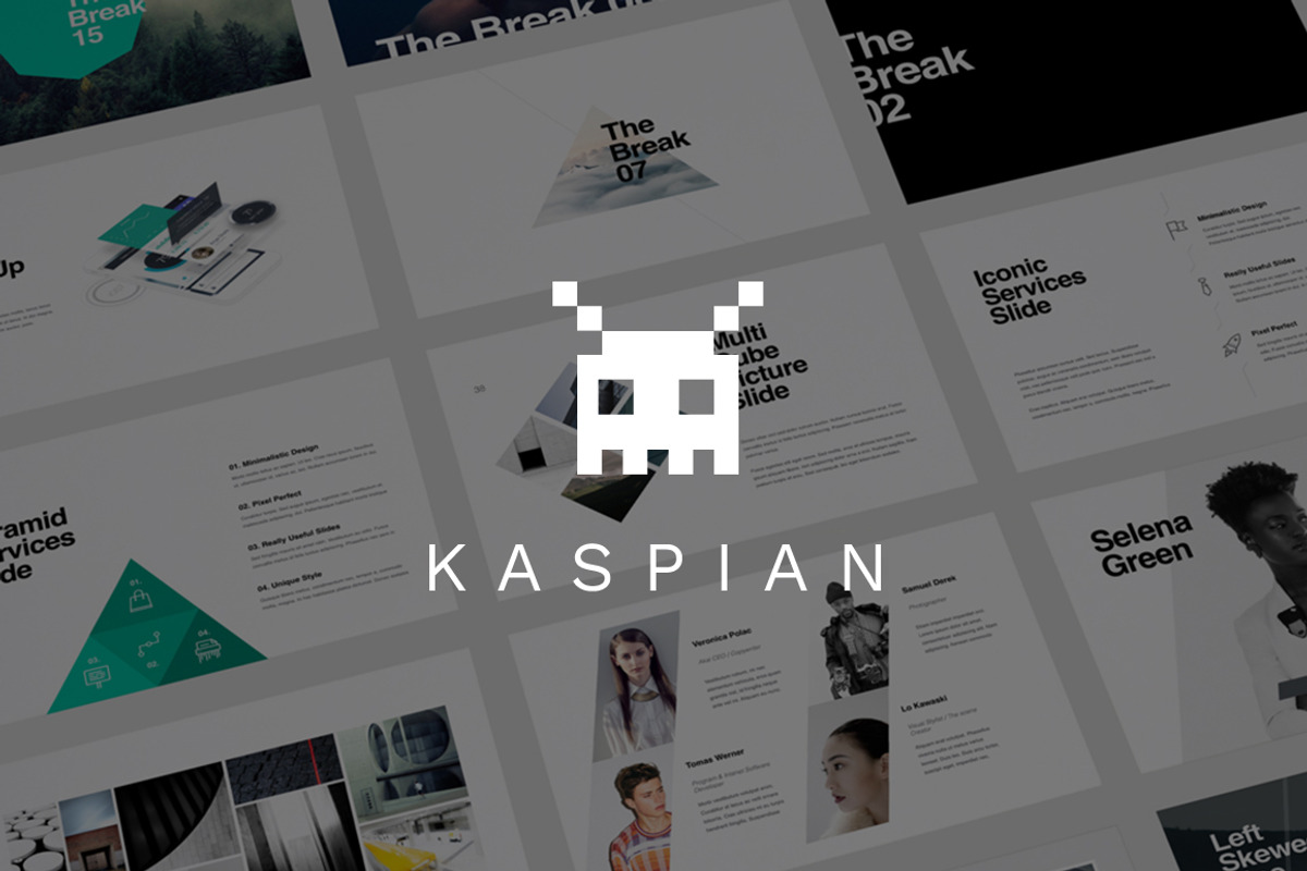 KASPIAN Keynote Presentation Theme, a Presentation Template by Goashape Studio (Photo 1 of 8)