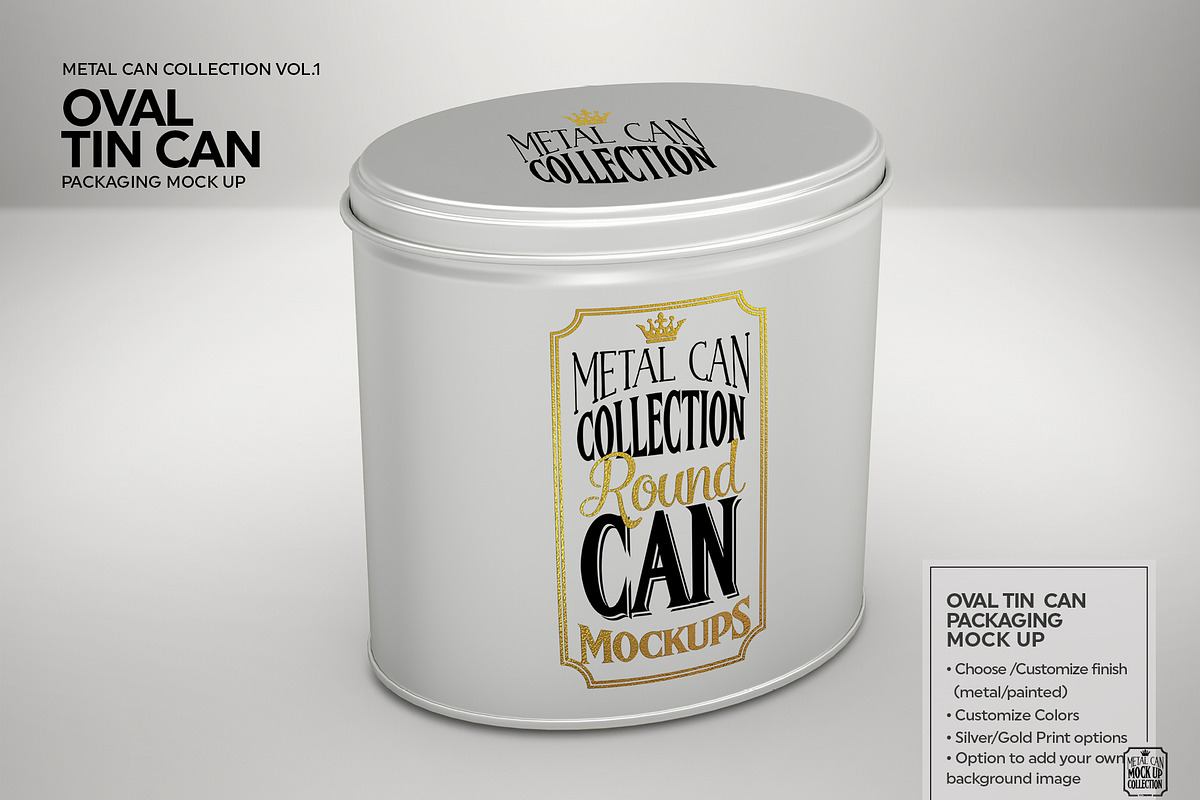 Vol1. Metal Can Mockup Collection, a Cups & Container Mockup by INCDesign (Photo 22 of 27)
