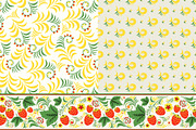 Set of patterns khokhloma, a Pattern Graphic by BondarenkoNat (Thumbnail 3 of 4)