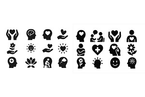 Collection of heart and wellness, an Object Illustration by ZinetroN