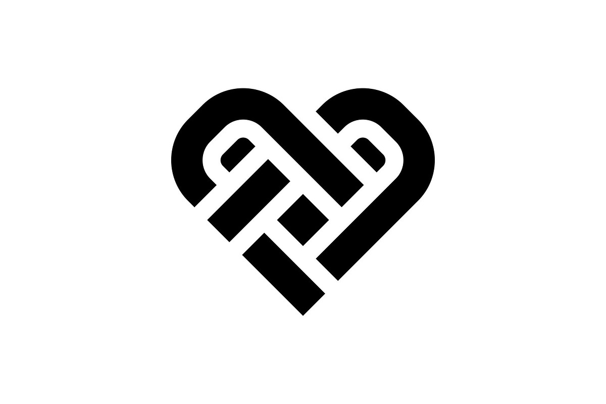 Love Heart Lines Logo, a Branding & Logo Template by Buqancreative (Photo 1 of 4)