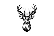 Artistic Geometric Deer Head Bundle, an Illustration by yasushie (Thumbnail 24 of 31)