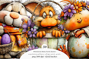 Whimsical Baby Farm Easter Clipart, an Illustration by SinaCreation (Thumbnail 1 of 11)