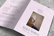 Purple Funeral Program Template, a Brochure Template by Final Tribute (Thumbnail 1 of 5)