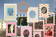 Gingham Garden Print Papers & Frames, a Background Graphic by Lidberia (Thumbnail 7 of 12)