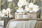 Magnolia vector sophisticated  patte, a Pattern Graphic by FleurArt (Thumbnail 6 of 6)