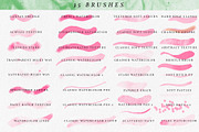 Procreate Summer Watercolor Brushes, a Brush Add-On by Neon Wild (Thumbnail 2 of 13)