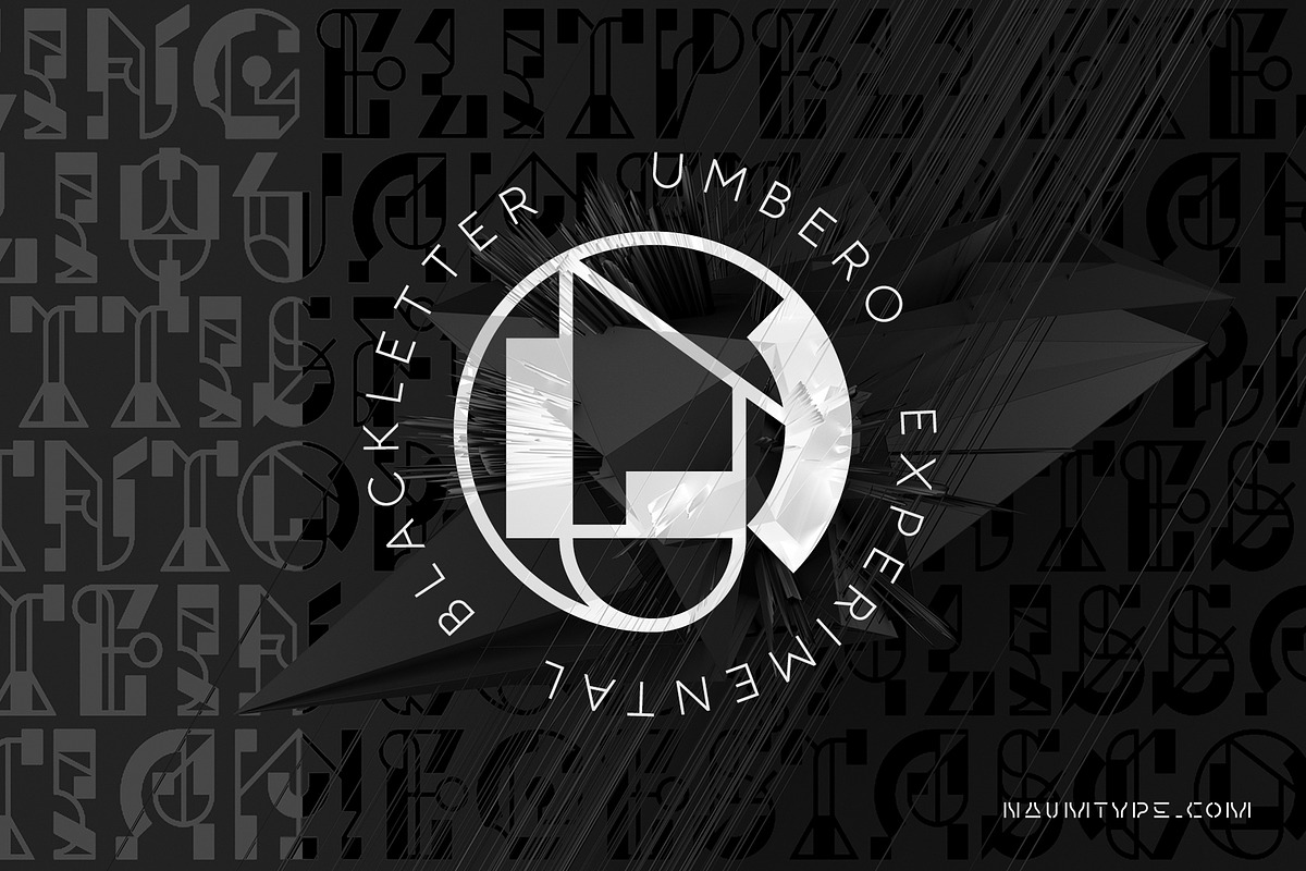 Umbero | experimental blackletter
