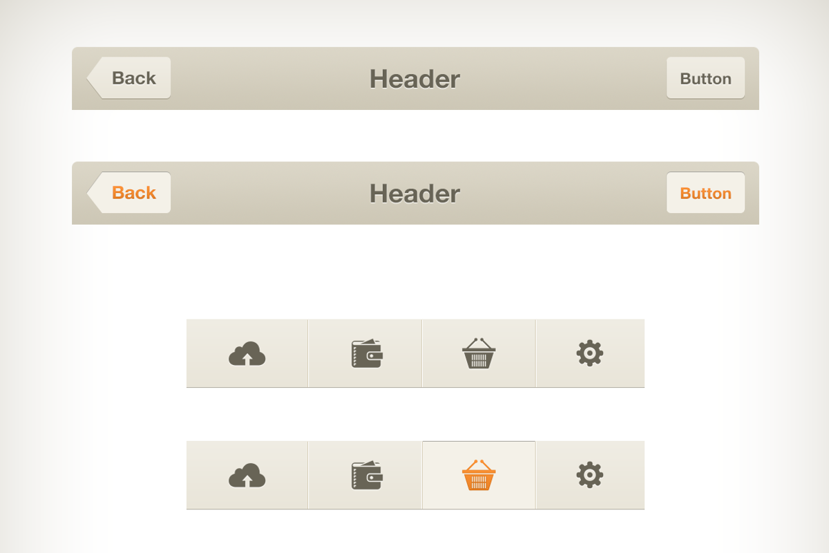 iOS UI Kit, an Object Graphic by Prosymbols