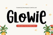 Glowie - Cute Aesthetic Handwritten, a Script Font by roomspace creative lab (Thumbnail 1 of 10)