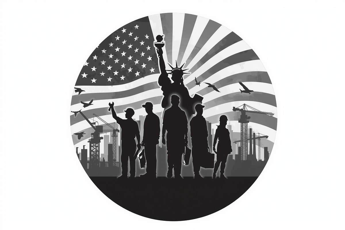 Worker Silhouette Vector Set, an Illustration by musafir_fashion (Photo 15 of 21)