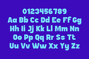 Ubre Retro Sans Font, a Sans Serif Font by Artiveko (Thumbnail 6 of 8)