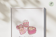 Coquette Valentine Clipart Bundle, a Seasonal Illustration by TitaLivingArt (Thumbnail 6 of 9)