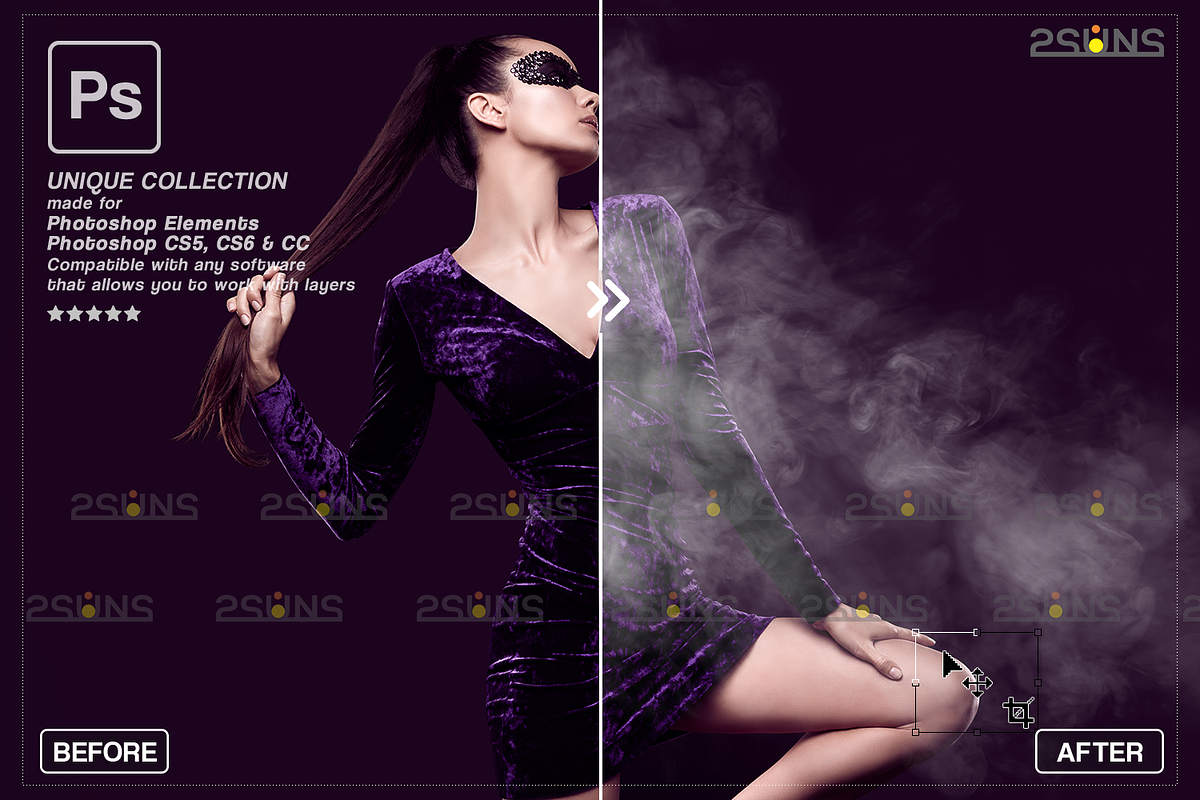 White smoke photo overlay, Fog, an Object Graphic by 2SUNS (Photo 3 of 9)