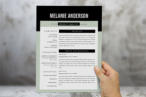 3 In 1 Modern 2 Pages Resume Pack