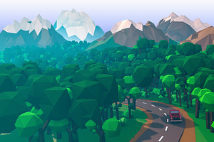 Low Poly - 10 Super Rad Landscapes
