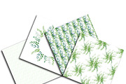 Botanical Watercolor Digital Paper, a Pattern Graphic by Annakristal (Thumbnail 4 of 4)