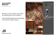 Wallpaper Mockup - Retro Sideboard, a Household Mockup by Andrea Muller (Thumbnail 4 of 6)