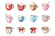 Cute Christmas Cocoa Cup, an Illustration by Design Market (Thumbnail 3 of 3)
