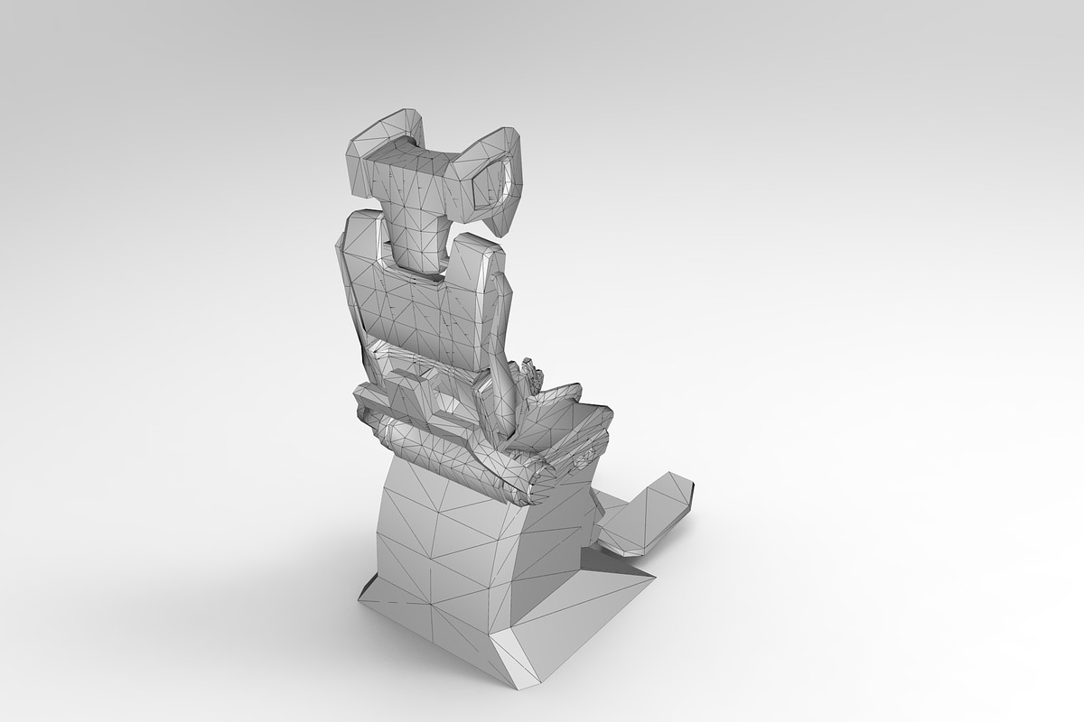 Pilot Seat, an Environmental 3D Model by obeyart (Photo 7 of 7)