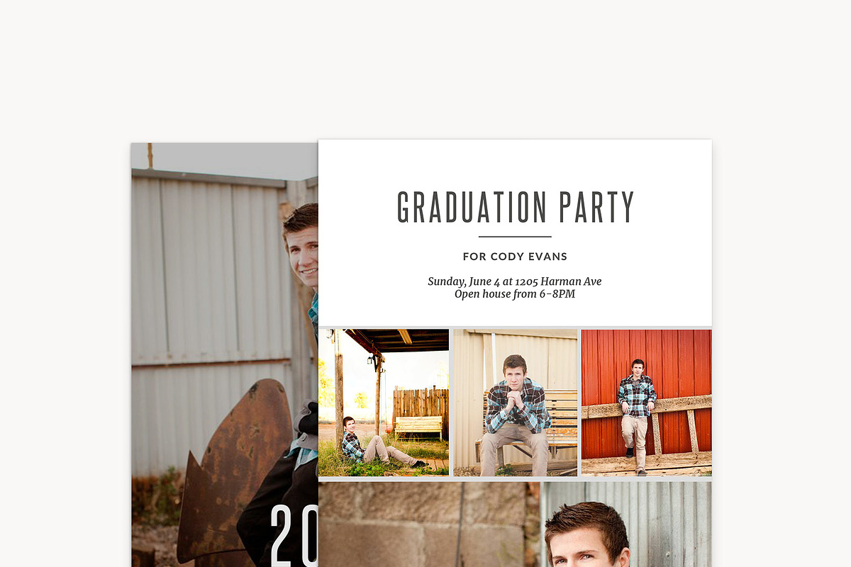 Guys Graduation Card Template - CHC, an Invitation Template by Laurie Cosgrove Design (Photo 6 of 7)